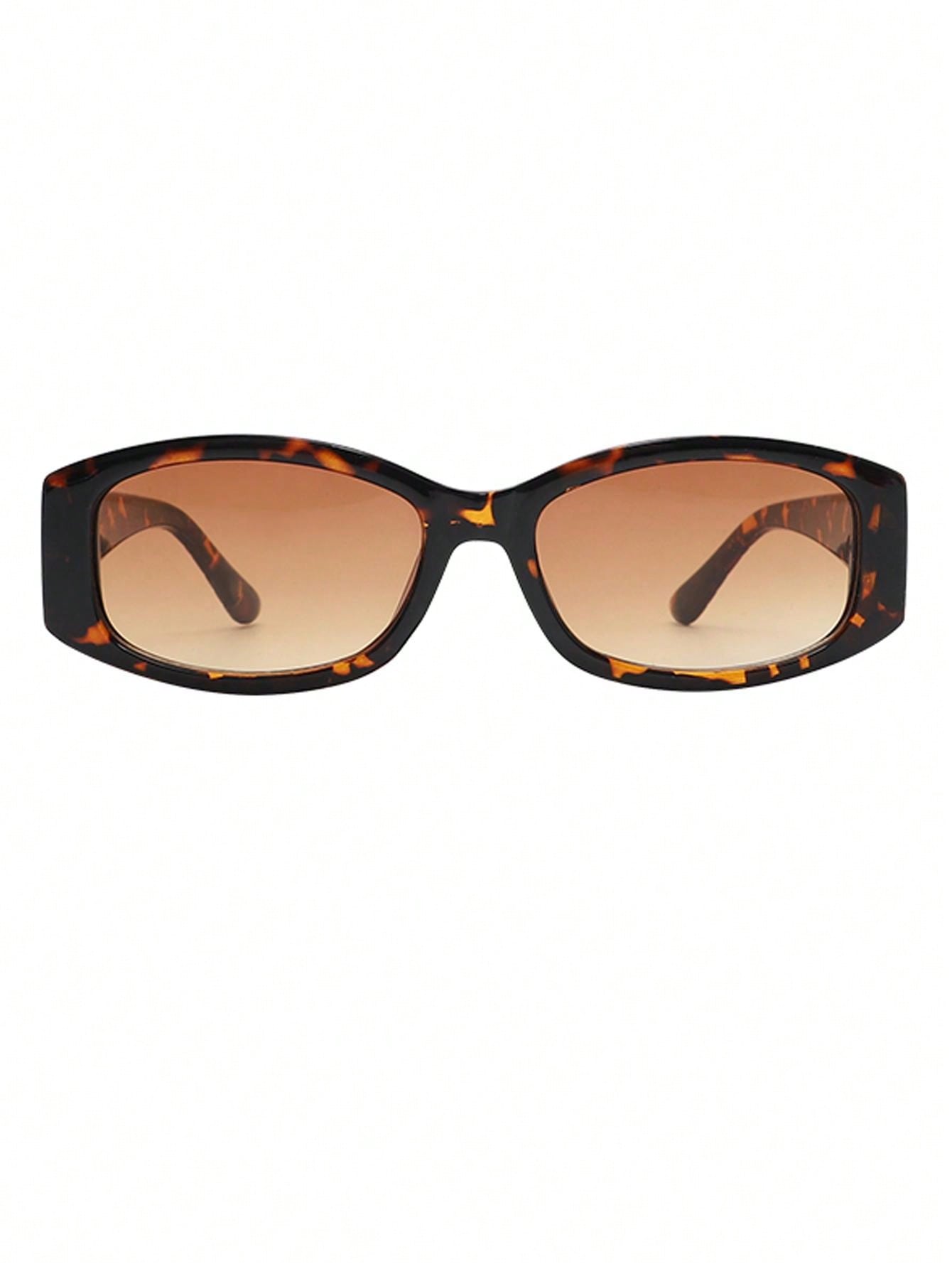 1pc Classic & Vintage Small Frame Fashion Eyeglasses For Outdoor Travel - Negative Apparel