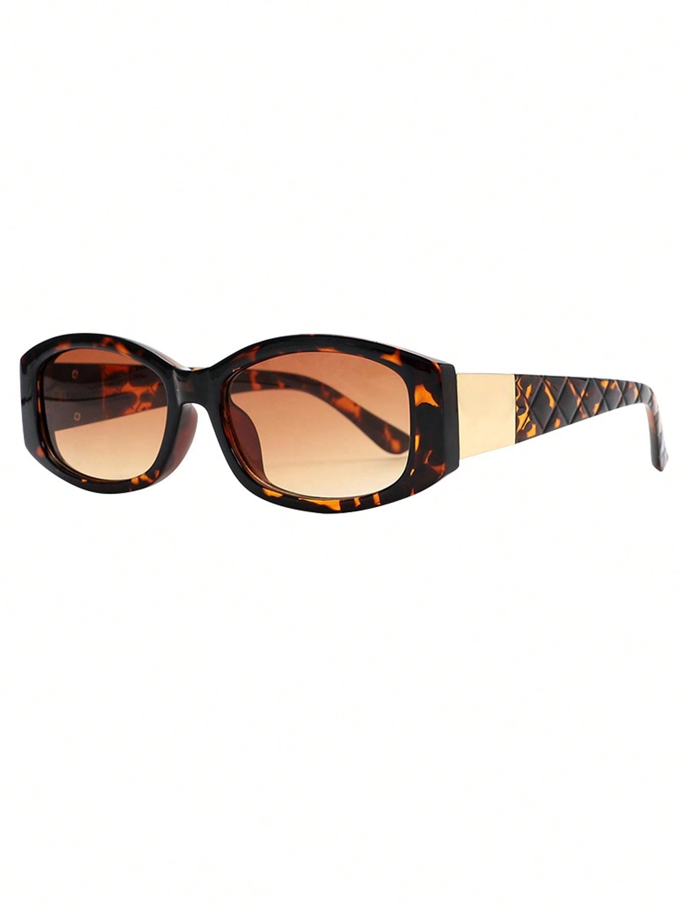 1pc Classic & Vintage Small Frame Fashion Eyeglasses For Outdoor Travel - Negative Apparel