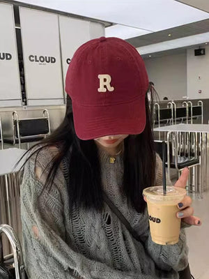 1pc Unisex Letter Embroidered Fashion Baseball Cap For Daily Decoration Casual - Negative Apparel