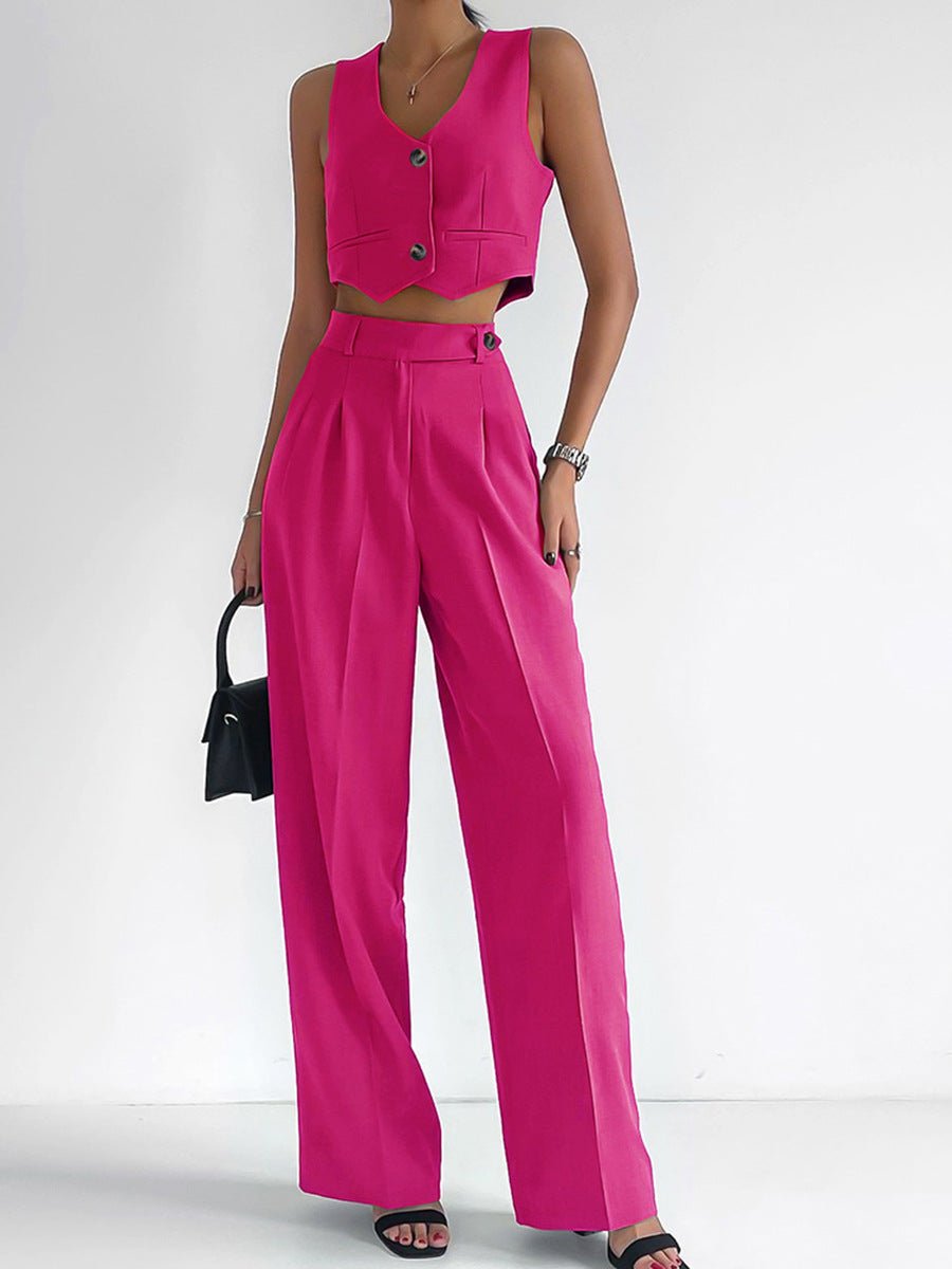 2025 Casual Vest Suit Women's Office Wear - Negative Apparel