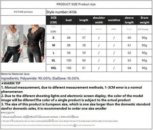 2025 elegant V - neck scalloped collar edge single - layer solid color lace long - sleeved T-shirt slim - fitting and thin top women - Negative Apparel