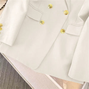 2025 new goddess suits for women, popular Korean style, high - end lazy style, casual and versatile women office suit - Negative Apparel