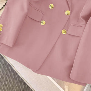 2025 new goddess suits for women, popular Korean style, high - end lazy style, casual and versatile women office suit - Negative Apparel