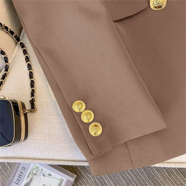 2025 new goddess suits for women, popular Korean style, high - end lazy style, casual and versatile women office suit - Negative Apparel