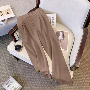 2025 new goddess suits for women, popular Korean style, high - end lazy style, casual and versatile women office suit - Negative Apparel
