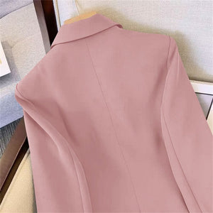 2025 new goddess suits for women, popular Korean style, high - end lazy style, casual and versatile women office suit - Negative Apparel