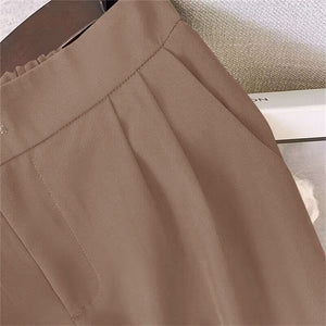 2025 new goddess suits for women, popular Korean style, high - end lazy style, casual and versatile women office suit - Negative Apparel