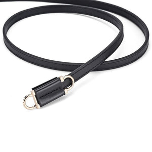 2025 new style non - porous thin PU leather belt for women, high - end versatile decorative clothing outerwear belt - Negative Apparel