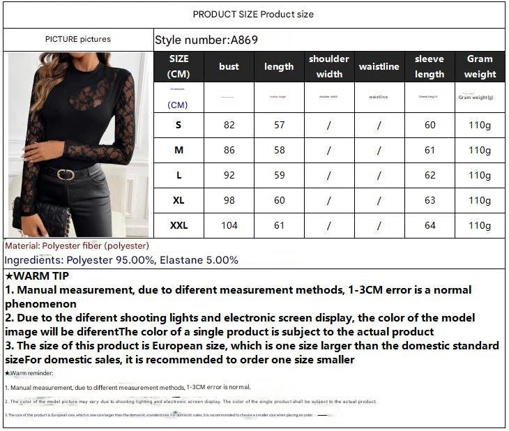 2025 new women's sexy black lace patchwork irregular neckline T-shirt top - Negative Apparel