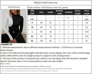 2025 spring elegant contrasting color splicing small stand - up collar new T-shirt slim and thin long - sleeved top women - Negative Apparel