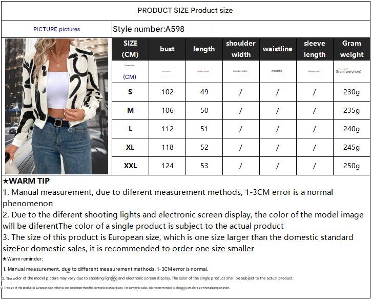 2025 spring elegant women's pattern print zipper baseball jacket casual top coat - Negative Apparel