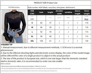 2025 Spring Mesh Splicing Long Sleeve Slim Bottom T-Shirt Top Women - Negative Apparel