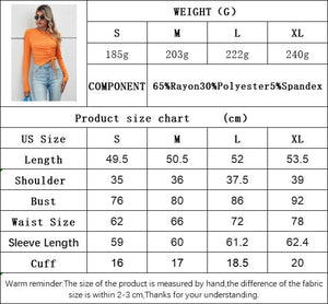 2025 Summer Comfortable Casual Irregular Short Pleated Slim Fit Long Sleeve Women's T-shirt - Negative Apparel