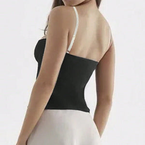 2025 summer new foreign trade slim - fit small vest top - Negative Apparel