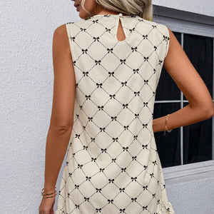 2025 summer new sleeveless plaid A midi dress - Negative Apparel