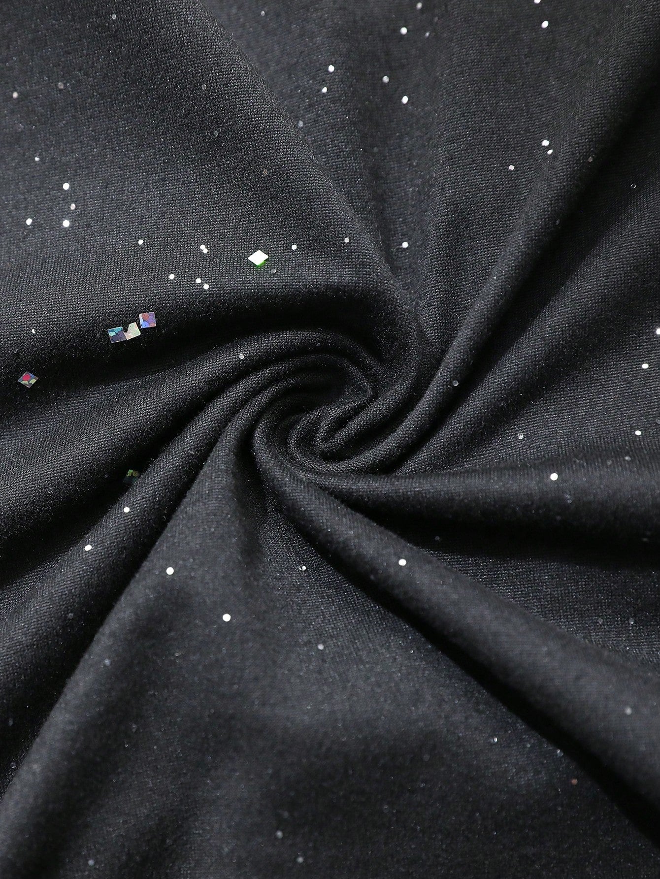 2pcs/Set Women Elegant Glittering V - Neck Ruffle Sleeve Blouse And Wrap Mermaid Skirt - Negative Apparel