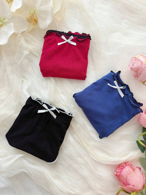 3pcs/Set Women's Plus Size Underwear Set - Negative Apparel