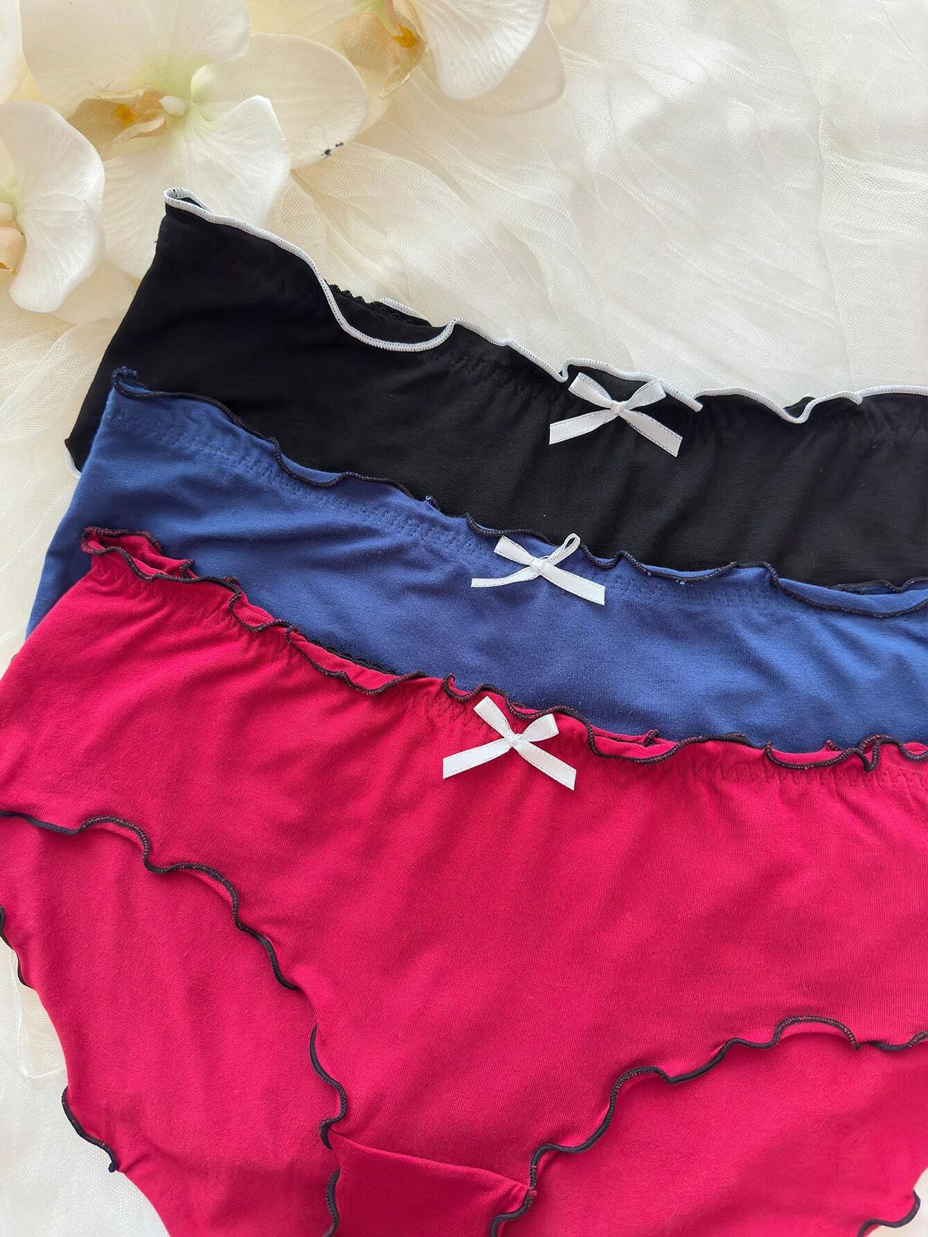 3pcs/Set Women's Plus Size Underwear Set - Negative Apparel