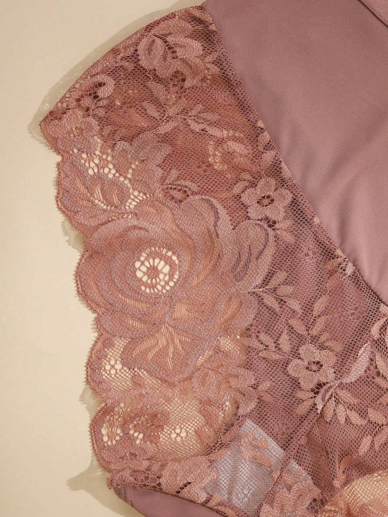 6pcs Pack - Plus Size Women's Breathable Comfortable Lace Patchwork Sexy Bikini Panties - Negative Apparel