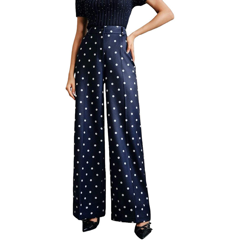 High Waist Wide Leg Trousers
