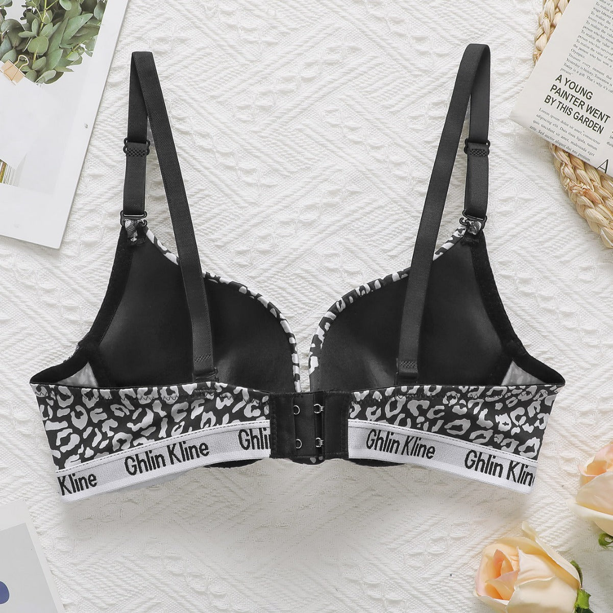 The Zebra Charm | Women's Zebra Print Underwire Push-Up Bra