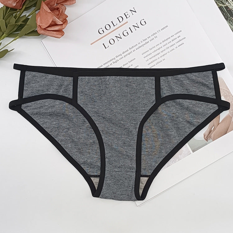 The Lace Trim Comfort | Women's Cotton Mid-Rise Lace Edge Panties