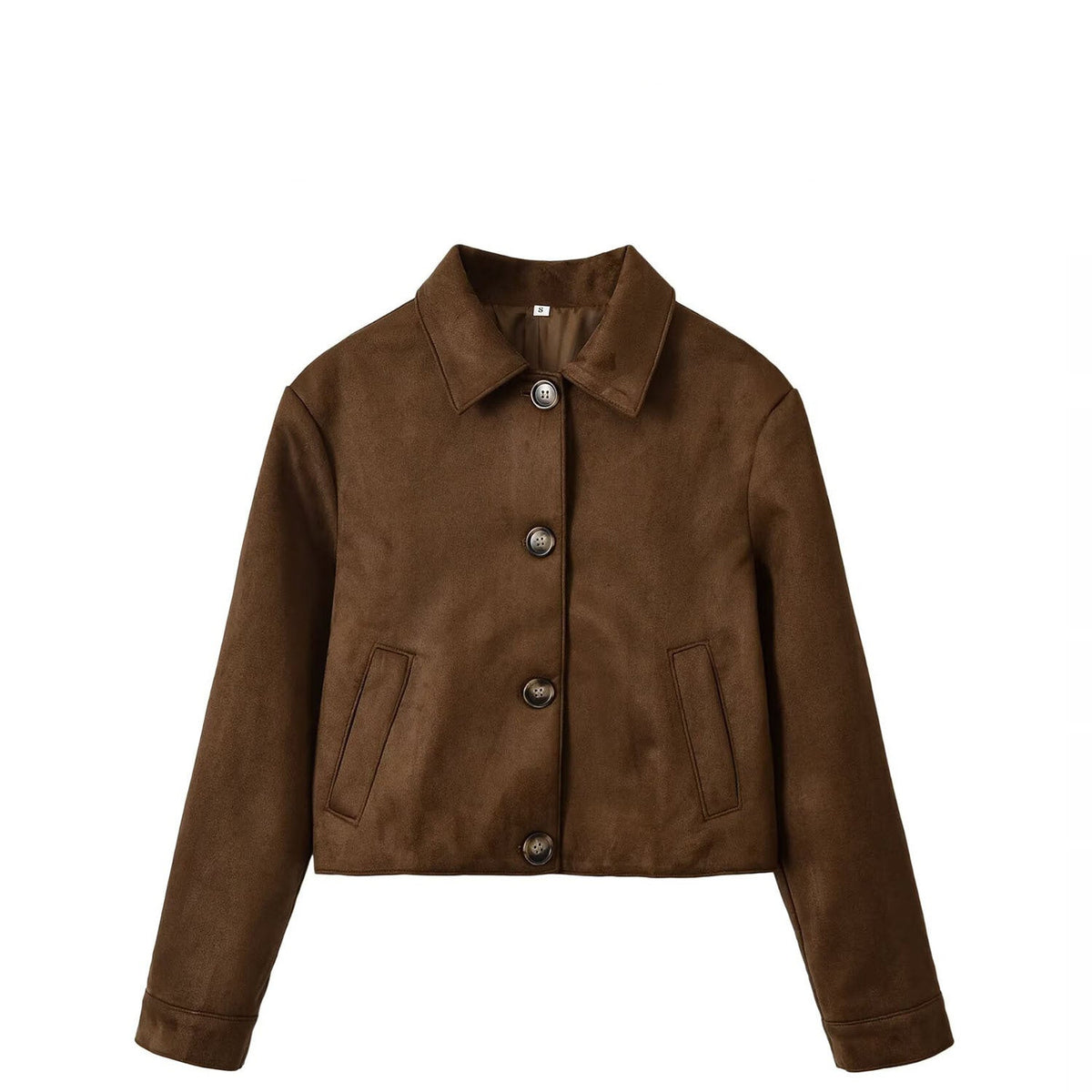 Faux Suede Flight Jacket