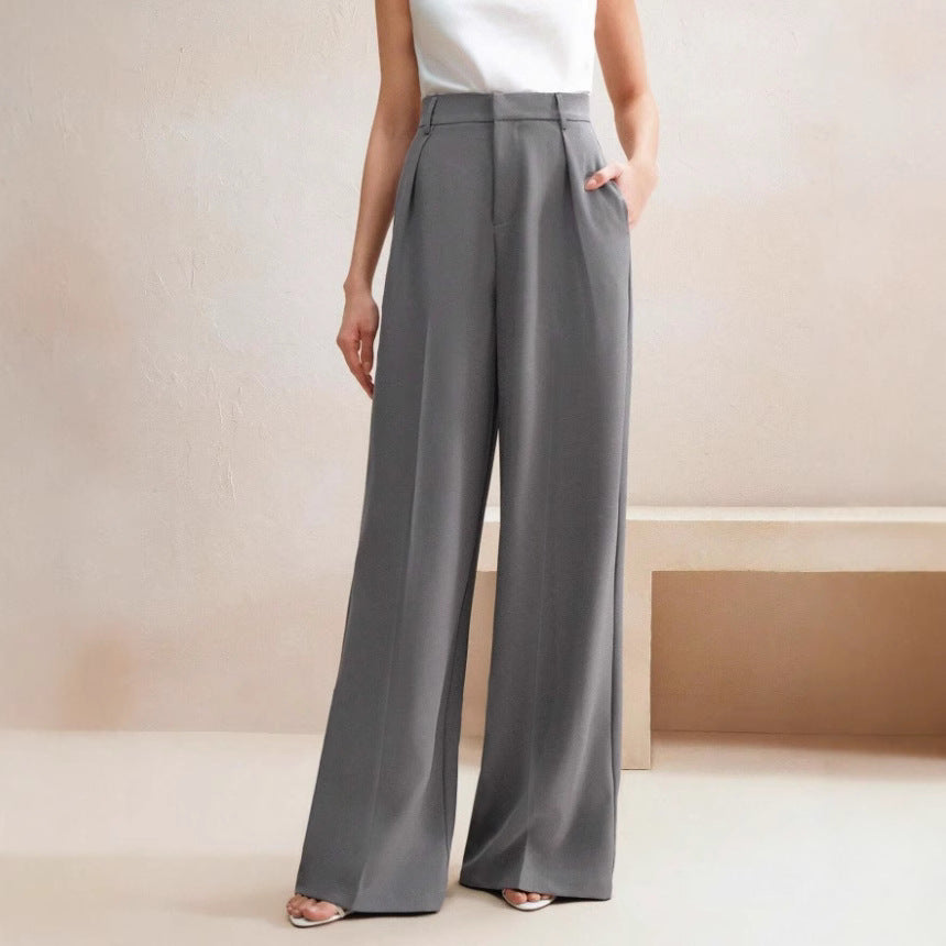 Loose Wide Leg Drape Trousers