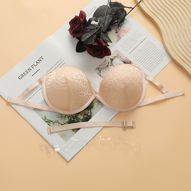 The Noir Lift | Women's Lace Underwire Push-Up Bra