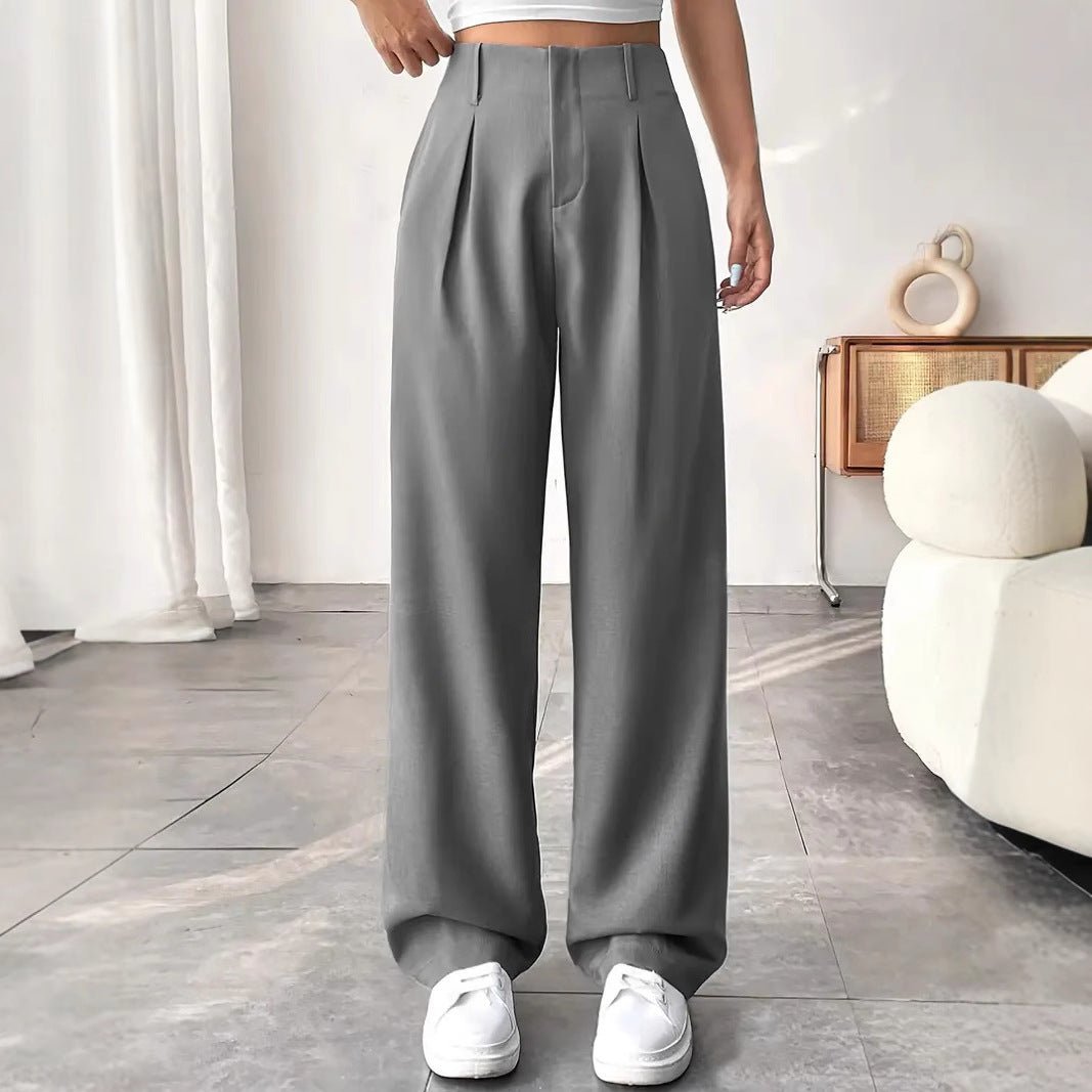 Stretch Wide Leg Palazzo Trousers