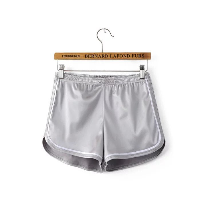All - match Smooth Elastic High Waist Women Sports Shorts - Negative Apparel