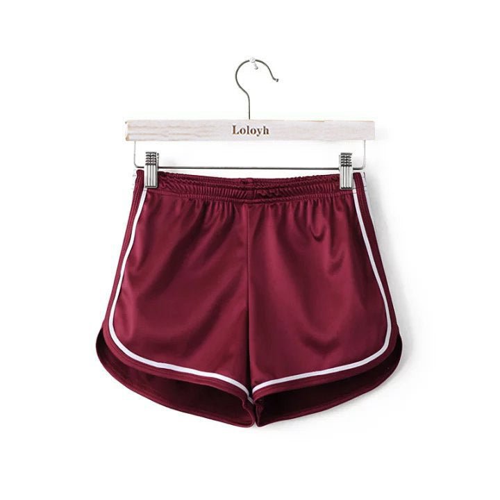All - match Smooth Elastic High Waist Women Sports Shorts - Negative Apparel