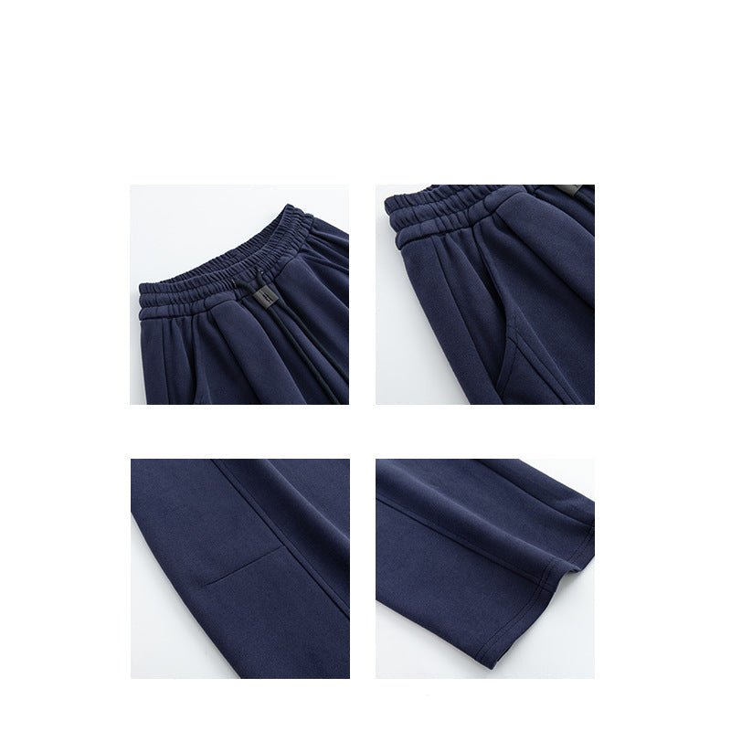 American scimitar banana pants women's pants spring and autumn new high waist straight loose wide leg pants casual narrow sweatpants - Negative Apparel