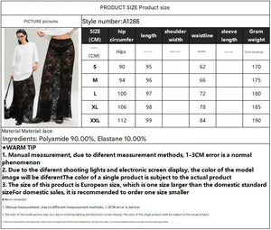 an and n style 2025 summer new women's clothing solid color slim - fit hip - wrapped street fashion high - waisted lace skirt - Negative Apparel