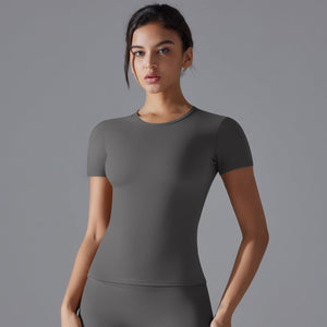 Apex Sculpt Slim - Fit Tee | Fluid. Form. Fearless. - Negative Apparel