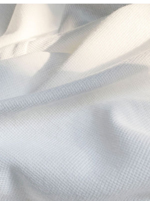 Apricot cotton short - sleeved women's summer 2025 new design embroidered T-shirt thin waffle slim top - Negative Apparel