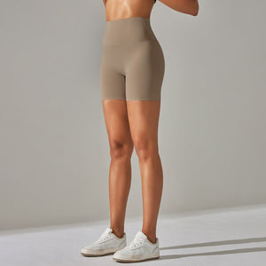 Aura Brushed Yoga Shorts | Velvety. Vivid. Victorious. - Negative Apparel