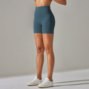 Aura Brushed Yoga Shorts | Velvety. Vivid. Victorious. - Negative Apparel