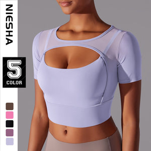 Aura Mesh Layered Tee | Alluring. Breathable. Avant - Garde. - Negative Apparel
