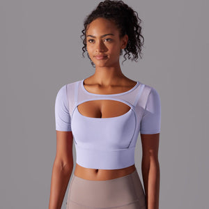 Aura Mesh Layered Tee | Alluring. Breathable. Avant - Garde. - Negative Apparel