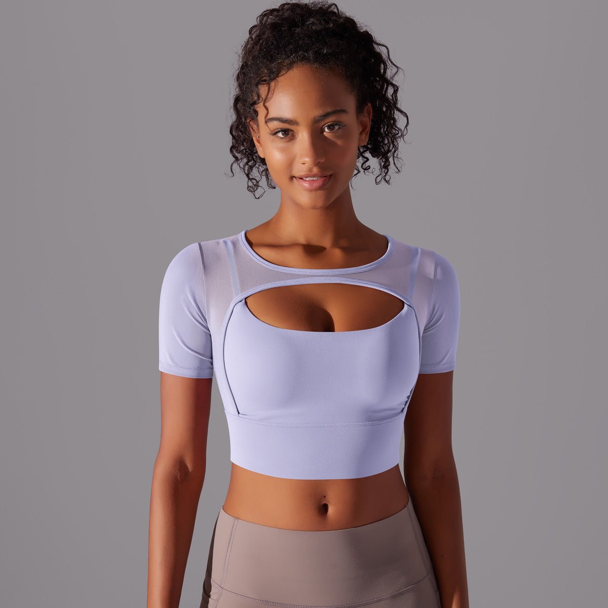 Aura Mesh Layered Tee | Alluring. Breathable. Avant - Garde. - Negative Apparel