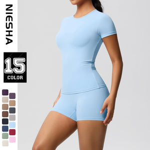 Aura Performance Short Set | Sleek. Swift. Seamless. - Negative Apparel