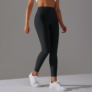 Bare Glow 9/10 Leggings | Seamless. Sculpted. Serene. - Negative Apparel