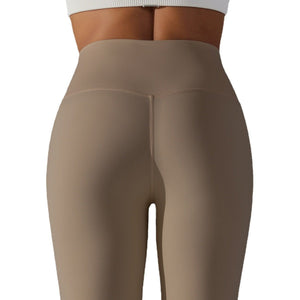 Bare Glow 9/10 Leggings | Seamless. Sculpted. Serene. - Negative Apparel
