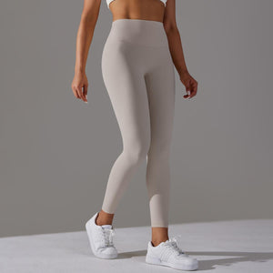 Bare Glow 9/10 Leggings | Seamless. Sculpted. Serene. - Negative Apparel