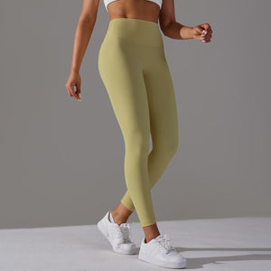 Bare Glow 9/10 Leggings | Seamless. Sculpted. Serene. - Negative Apparel