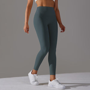 Bare Glow 9/10 Leggings | Seamless. Sculpted. Serene. - Negative Apparel