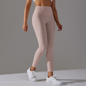 Bare Glow 9/10 Leggings | Seamless. Sculpted. Serene. - Negative Apparel