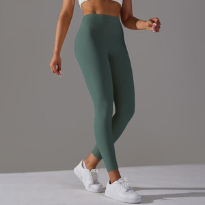Bare Glow 9/10 Leggings | Seamless. Sculpted. Serene. - Negative Apparel