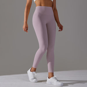Bare Glow 9/10 Leggings | Seamless. Sculpted. Serene. - Negative Apparel